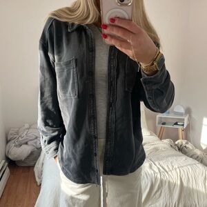 Aerie button up grey